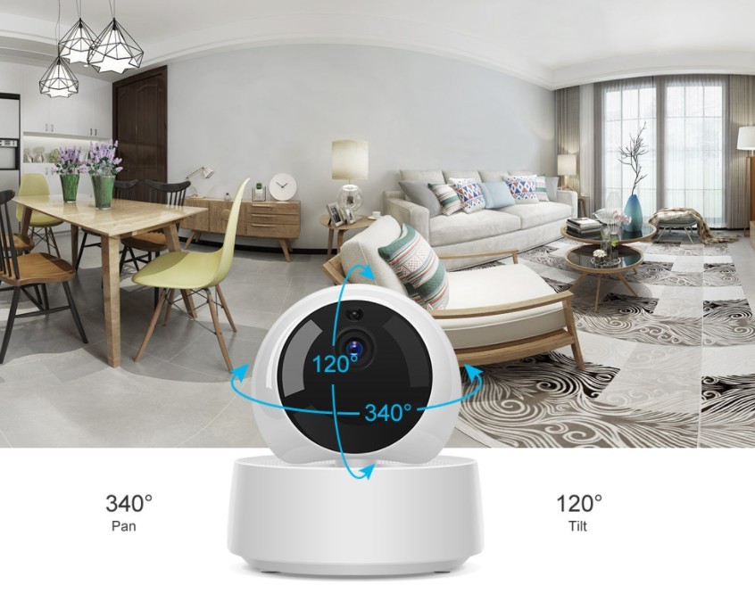 SONOFF GK-200MP2-B 1080P HD IP Security camera WiFi motion detector 360°