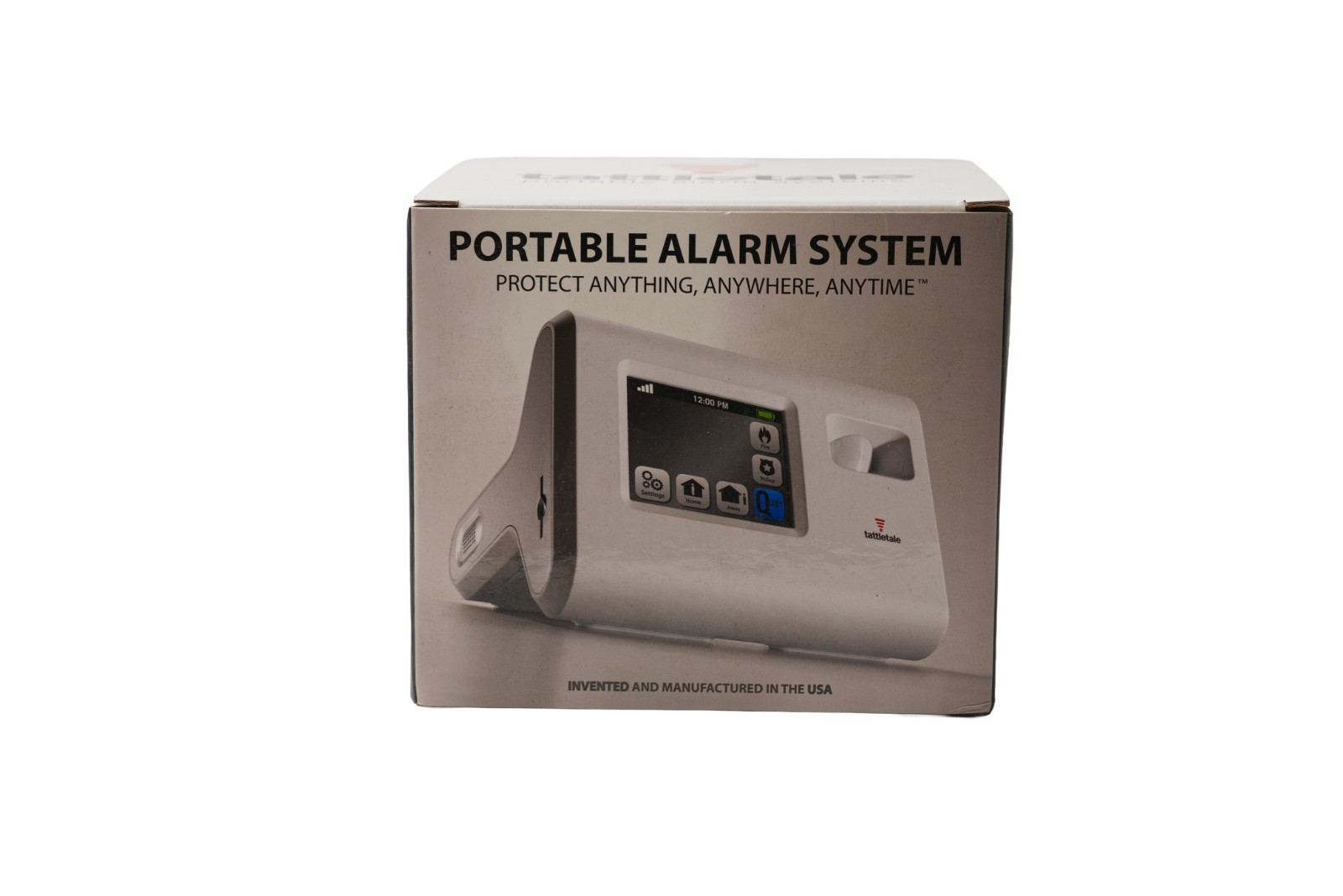 Tattletale Portable Alarm System Wireless Security Device w/ Sensors In Box