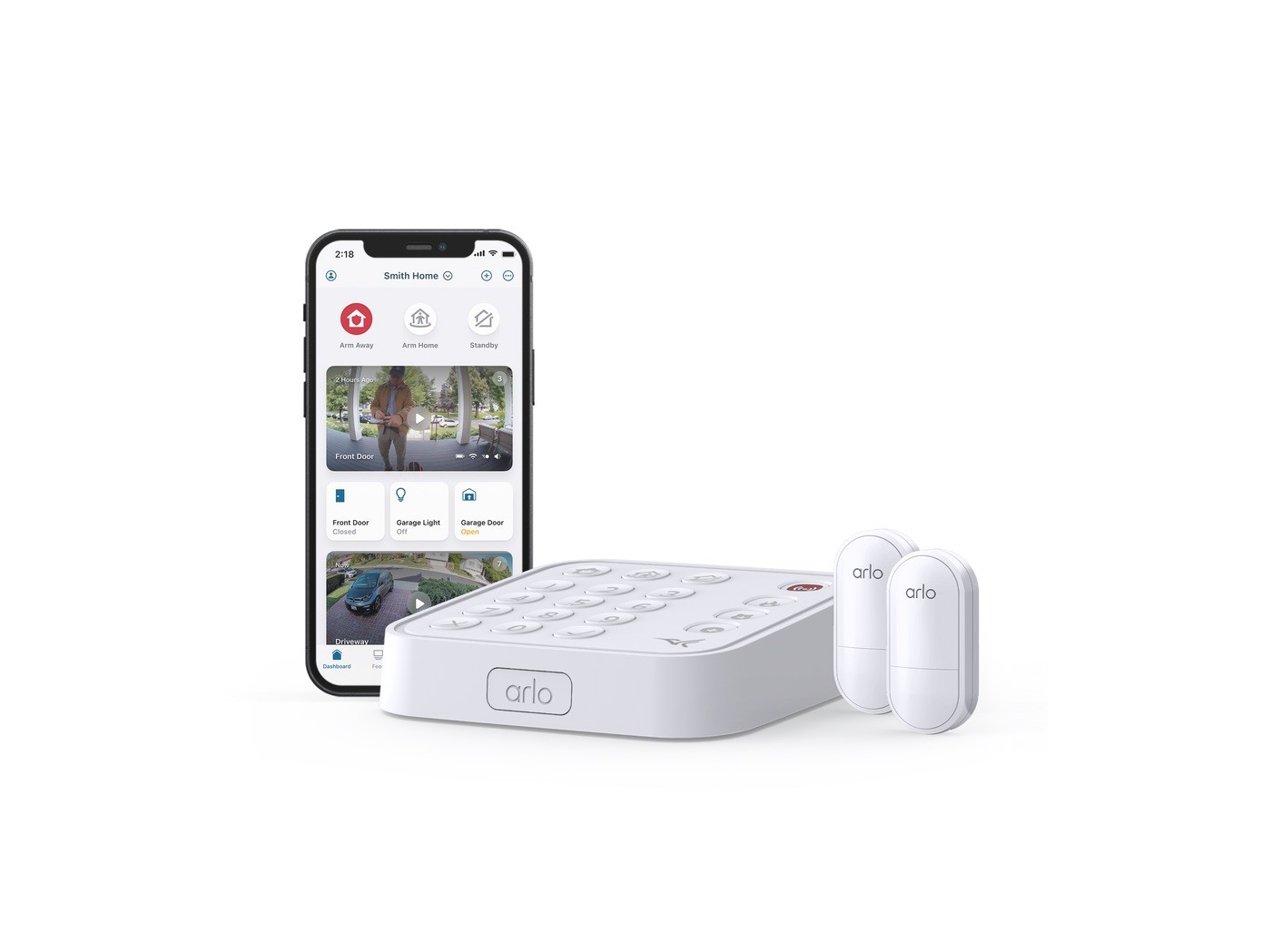 Arlo Home Security System 6-in-1 2 Sensor 8-in-1 Keypad Sensor Hub