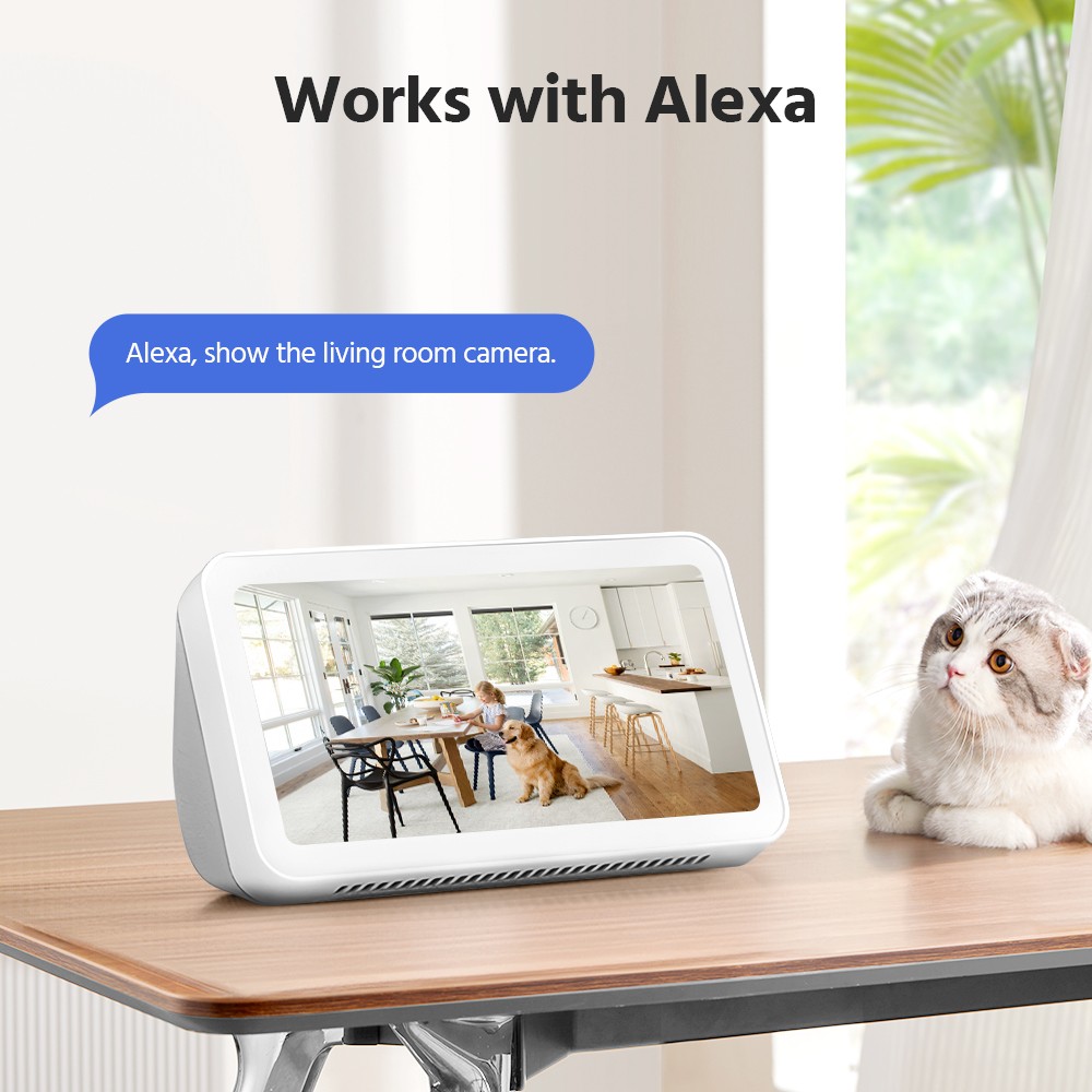 ANNKE Wireless 12” Monitor 5MP Security Camera System Two Way Audio AI Detection