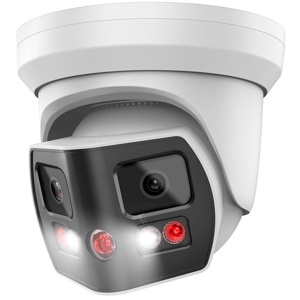 VIKYLIN 4K 8MP 180° Angle IR Color IP Camera Dual lens 8CH 8POE NVR System Lot