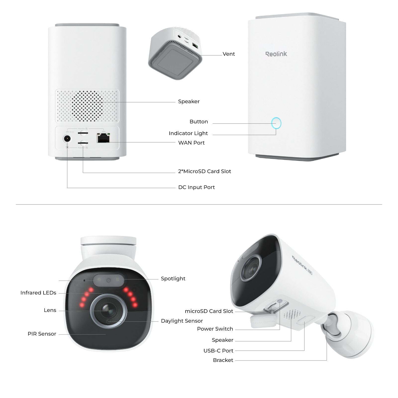 Reolink Home Hub Wireless Outdoor WiFi Security Camera Argus Eco Ultra Solar