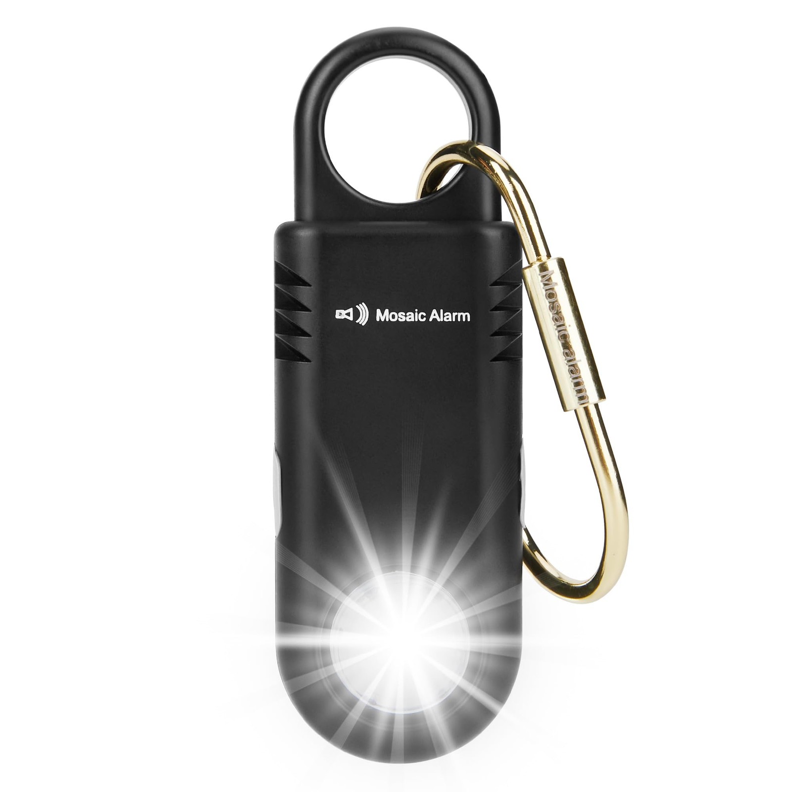 135dB Rechargeable Personal Safety Alarm Builtin UltraBright Flashlight. Non …