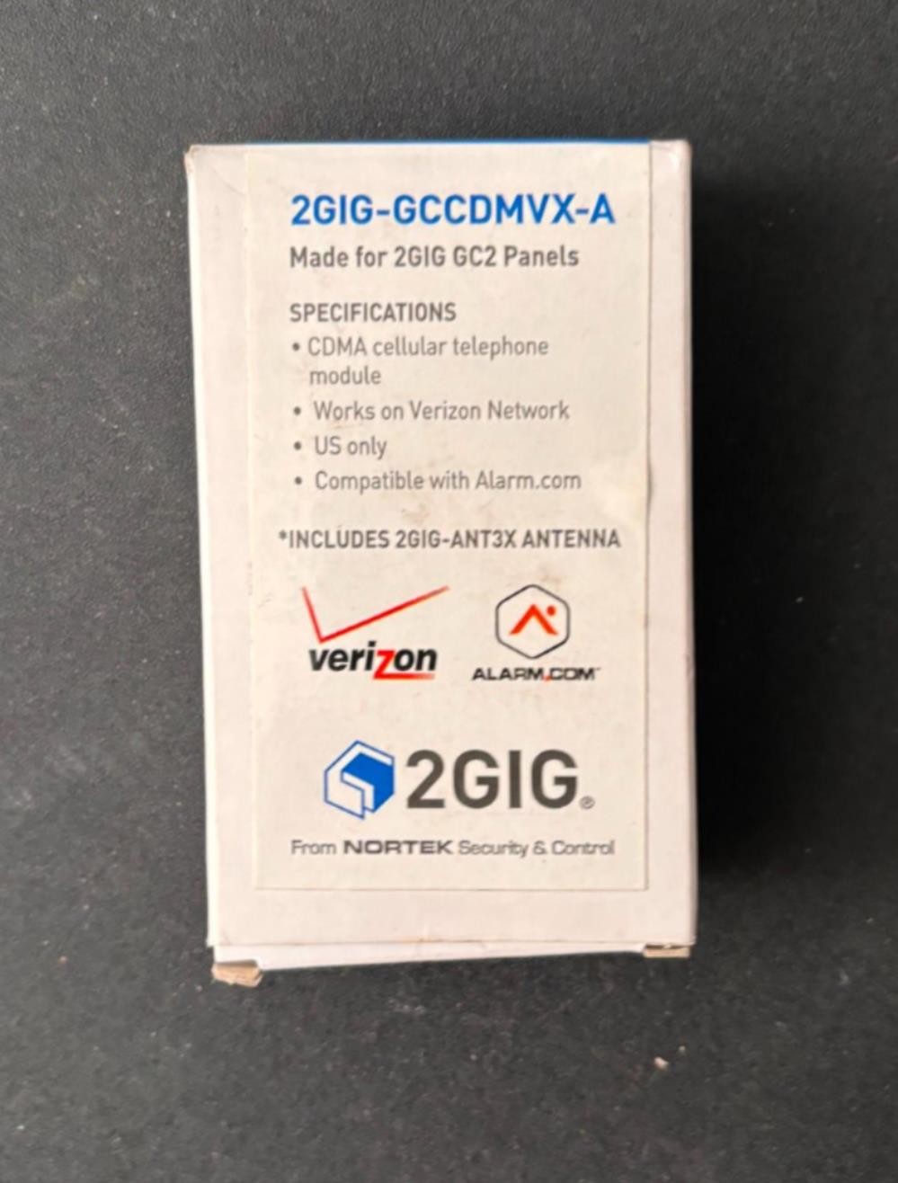 2GIG-GCCDMVX-A Verizion Cell Unit NEW in Box