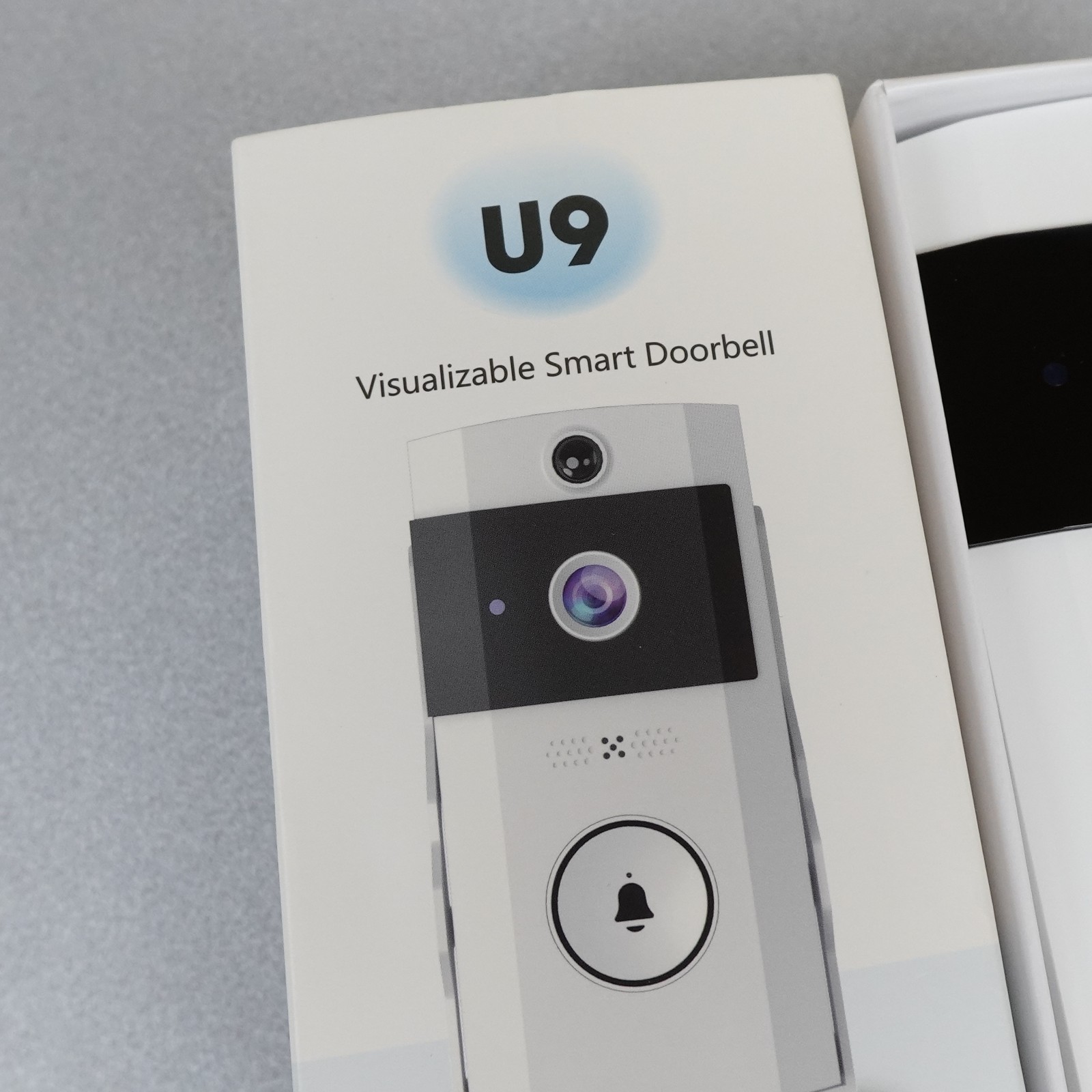 U9 Smart Doorbell Camera WiFi 2.4G Motion Video 480P Night Vision App Control