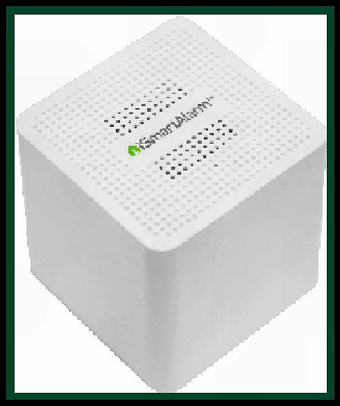 New iSmartAlarm Satellite Siren AS3 110db Adjustable Volume Alexa Compatible