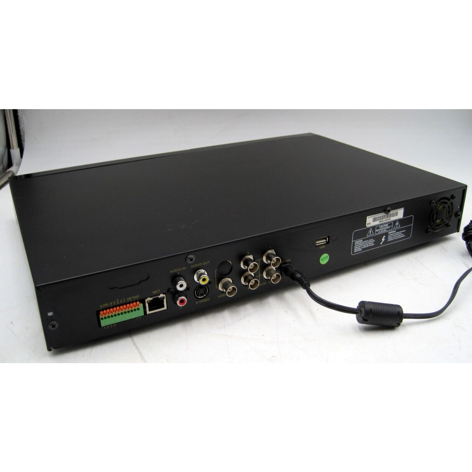 Digital QSDF8204 Video Security Recording System 250GB W/LCD PARTS OR REPAIR