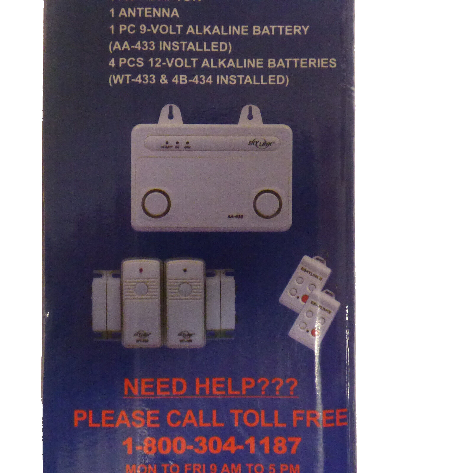 SkyLink Wireless Security System Alarm Kit Model SC-10