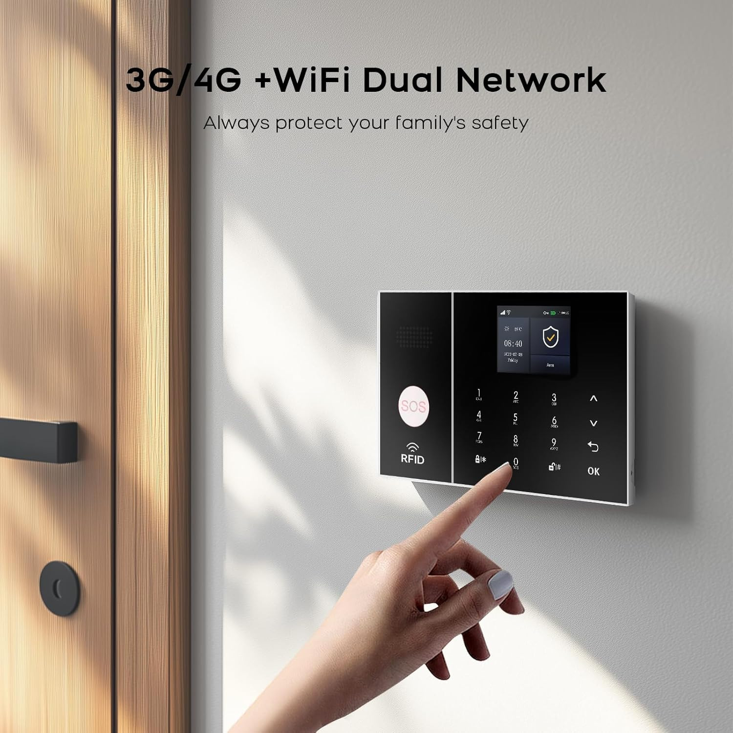 Alarm System for Home Security Smart Home Alarm System, Wireless Wifi Home Alarm