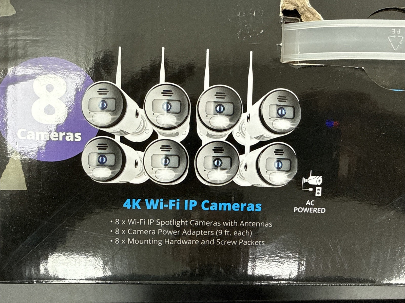 Night Owl CL-BT8WN-18L 4K HD Wi-Fi Security System with 8 Cameras, 1TB HD