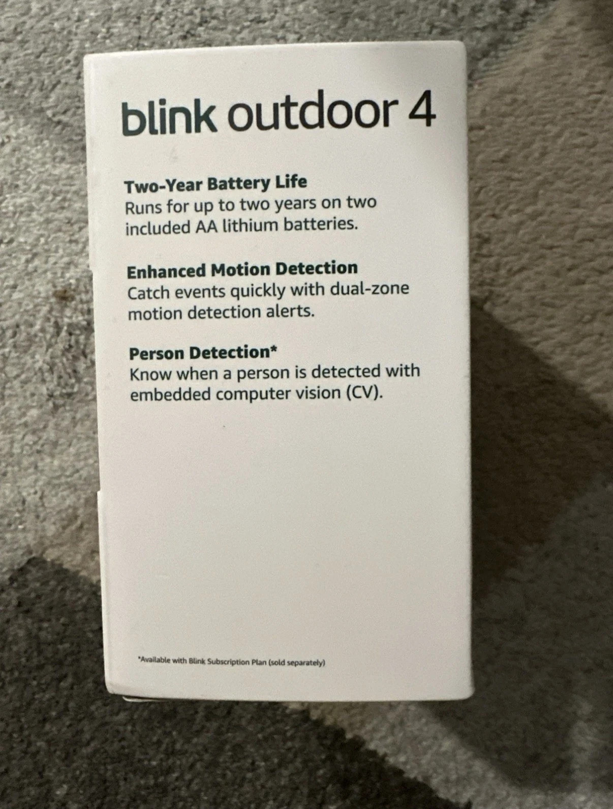 Blink Outdoor 4 3 Camera System w/ Sync Module Core 1080p HD Wireless Security