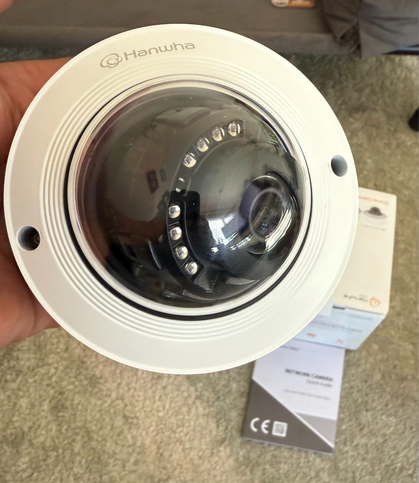 Hanwha Techwin QNV-C9011R 8MP IR Vandal Dome Camera