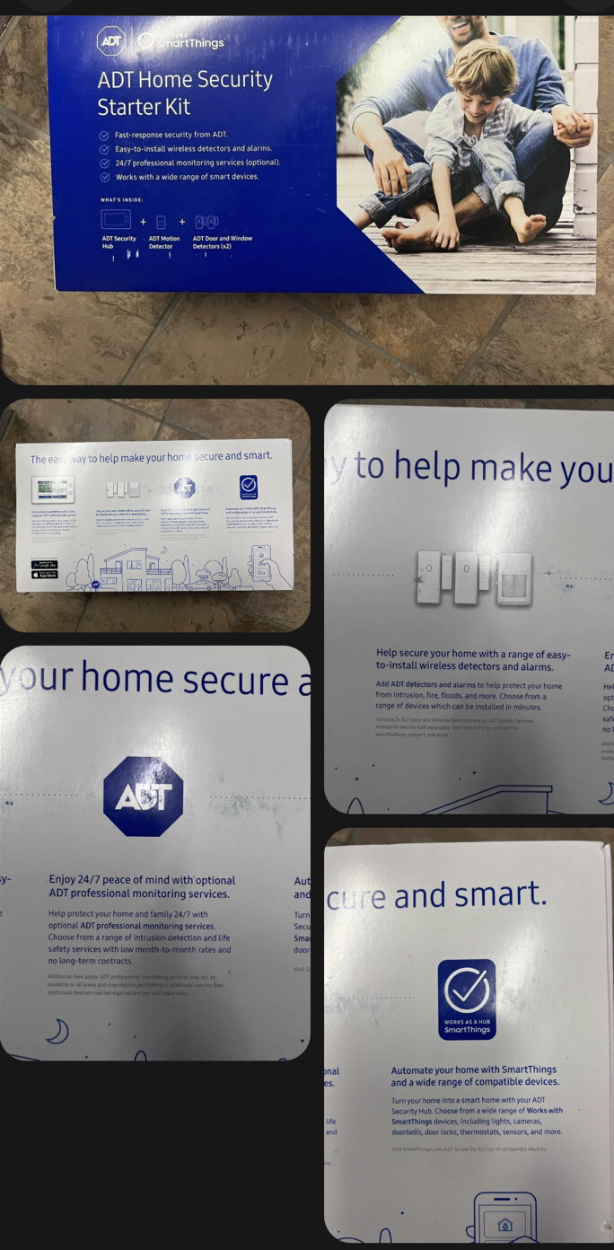 Samsung SmartThings ADT Home Automation Security Starter Kit-F-ADT-STR-KT-1 NIB