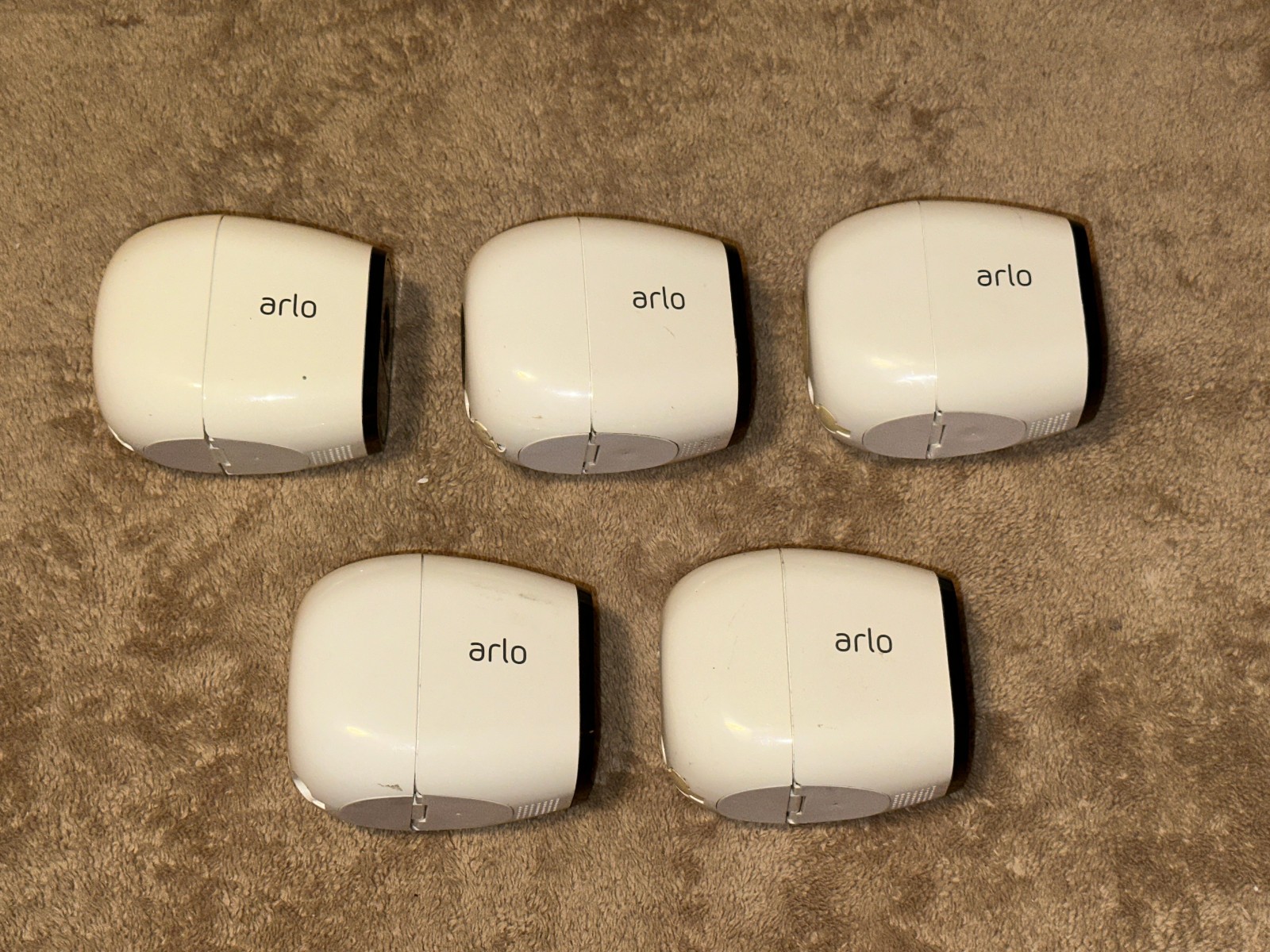 Arlo Pro (5) Cameras VMC4030 Security Bundle w/VMB4000 & Batteries