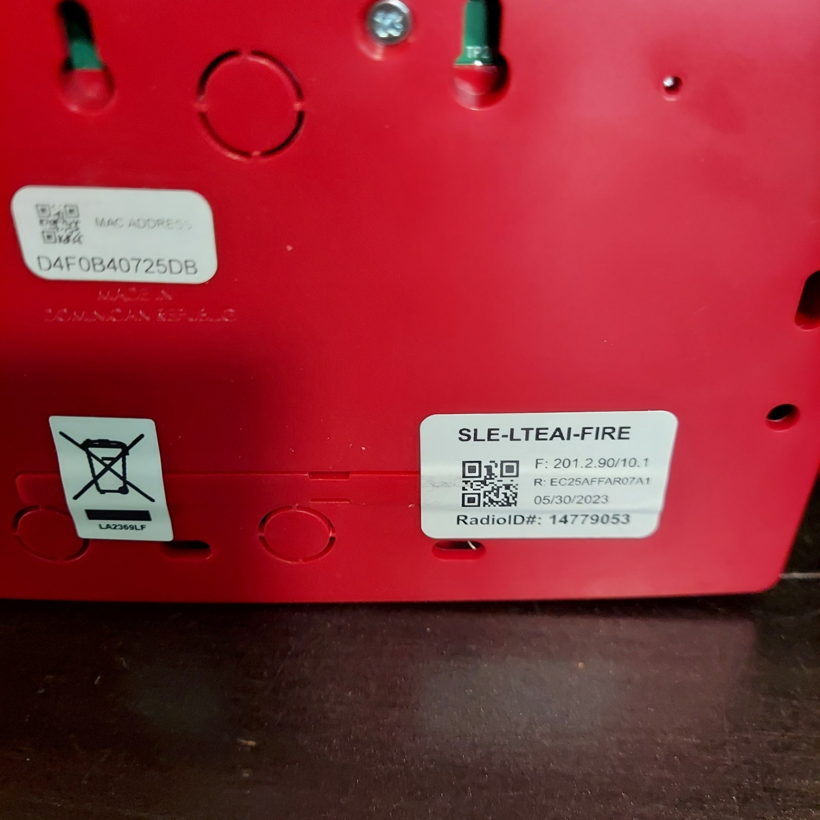 Napco Starlink SLE-LTEAI-FIRE AT&T – Dual Path Fire LTE Communicator