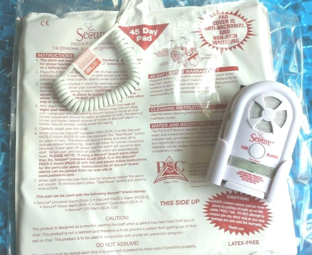 Secure® 45CSET-5 Personal Safety 120 Alarm w/Nurse Call Interface 45 Day Pad