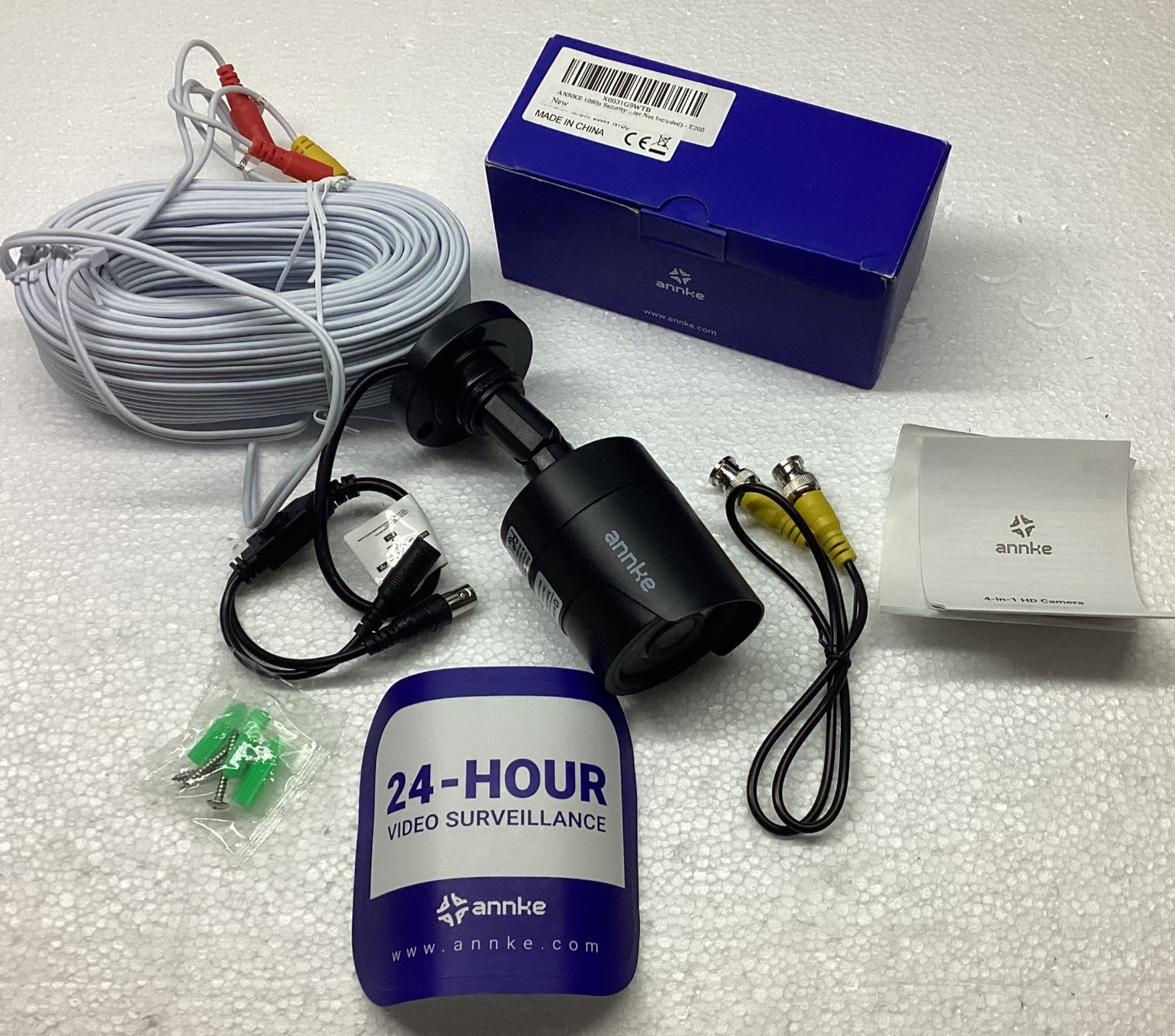 ANNKE CCTV Home Security Surveillance IR Night Camera – 100ft Cable. NEW