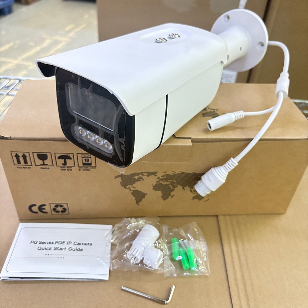 VIKYLIN Full Color 8CH 8POE NVR 8MP 4K IP CAMERA CCTV Outdoor Bullet System Lot