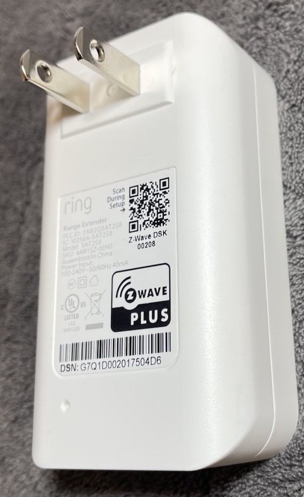 Ring Alarm Range Extender 5ATS28 2nd Gen White