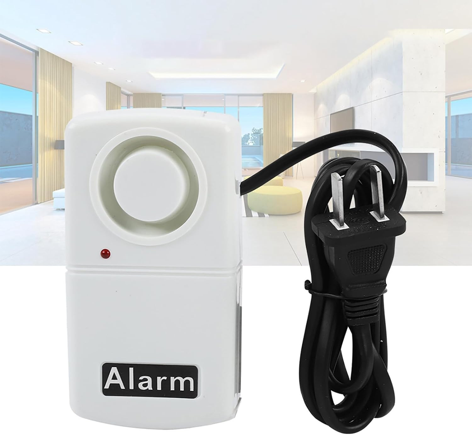 Smart LED Power Failure Alarm 120Db Warning Siren with Mute Switch for Home & Of