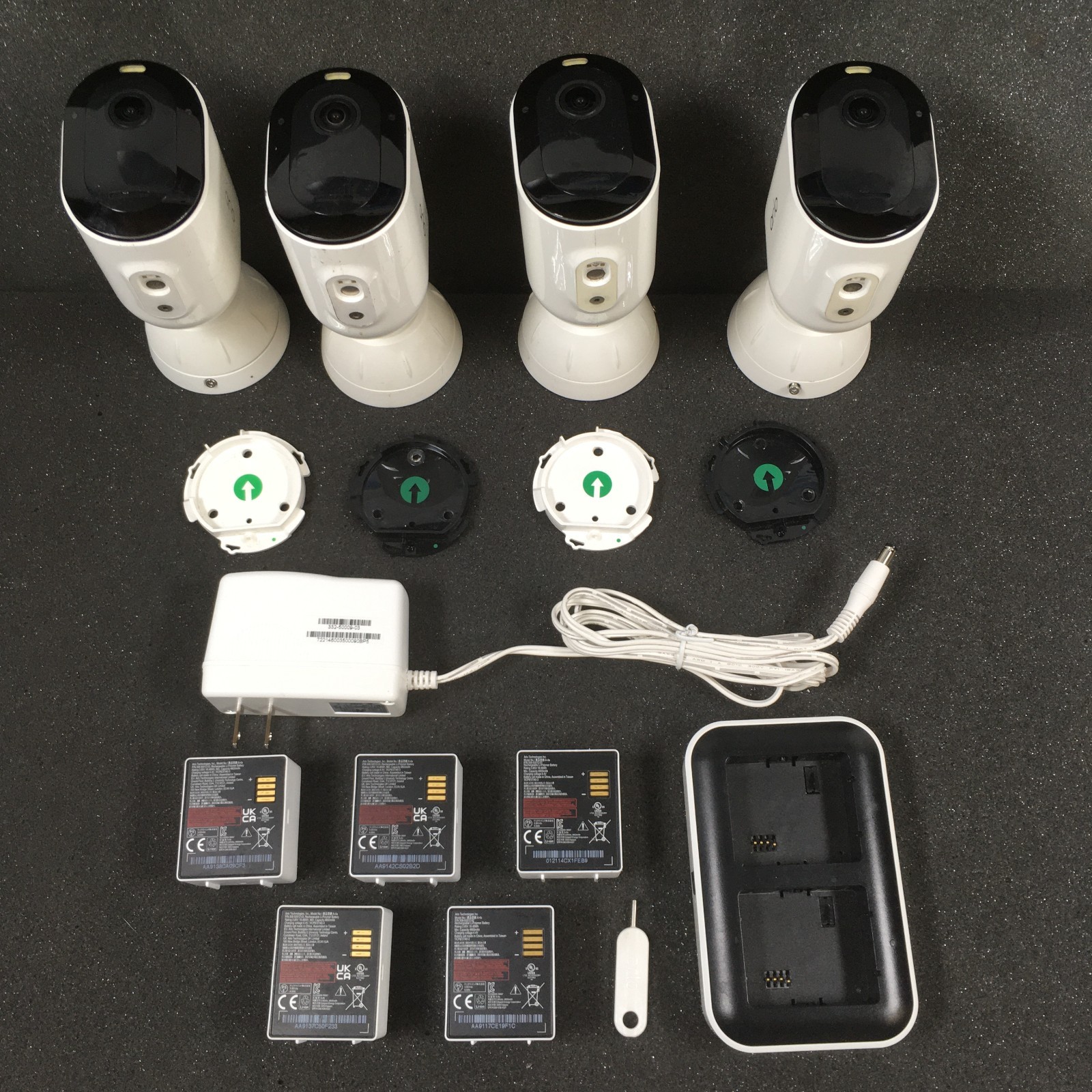 Arlo Pro 5S 2K Security Camera VMC4060P White (SET of 4 Cameras) Good