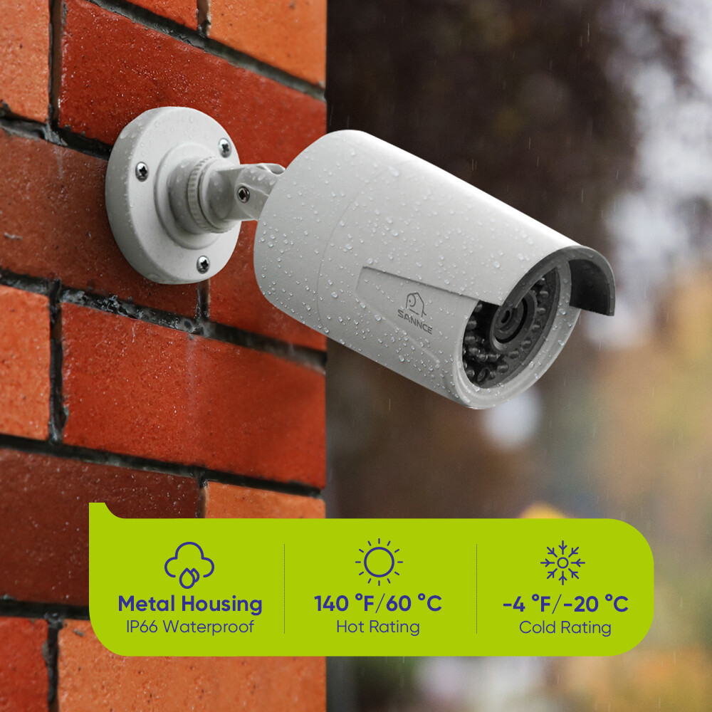 SANNCE 16CH 4K NVR 5MP POE Security IP Camera System 2-Way Audio Human Detection