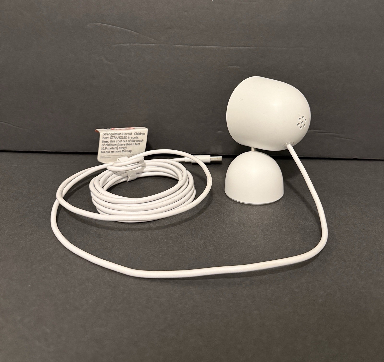 Google Nest Security Cam Indoor 1080p Wired 2nd Generation (White Snow) GJQ9T