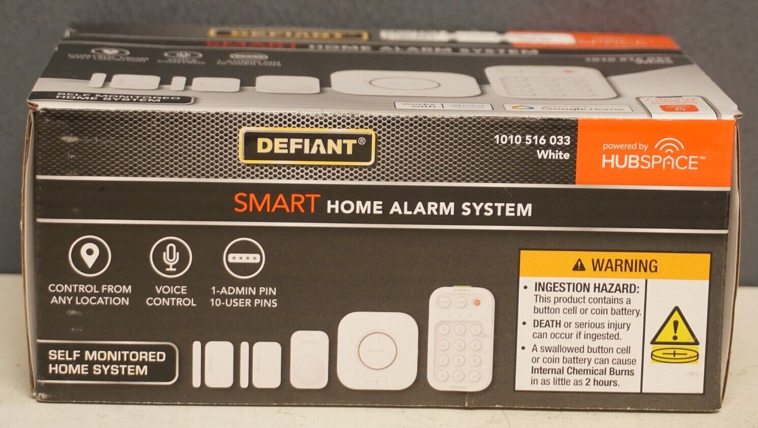Defiant Smart Home Alarm System with WiFi and Bluetooth Powered by Hubspace