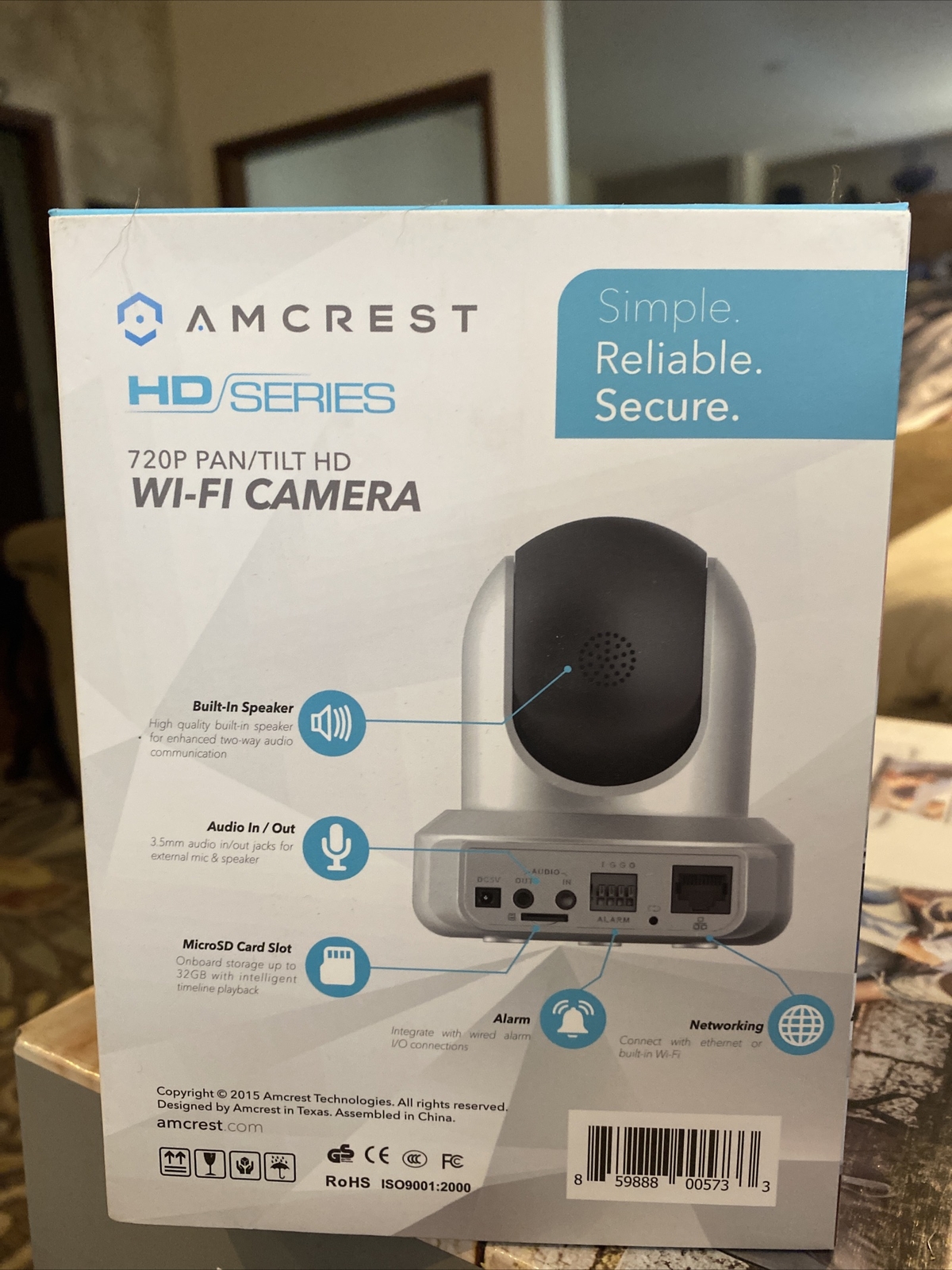 Amcrest HD Series 720p Wi-Fi Wireless IP Security Surveillance Camera System…