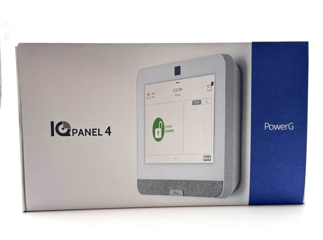 Qolsys IQ Panel 4 IQP4020 PowerG Smart Alarm System LTE WiFi 7” Touchscreen