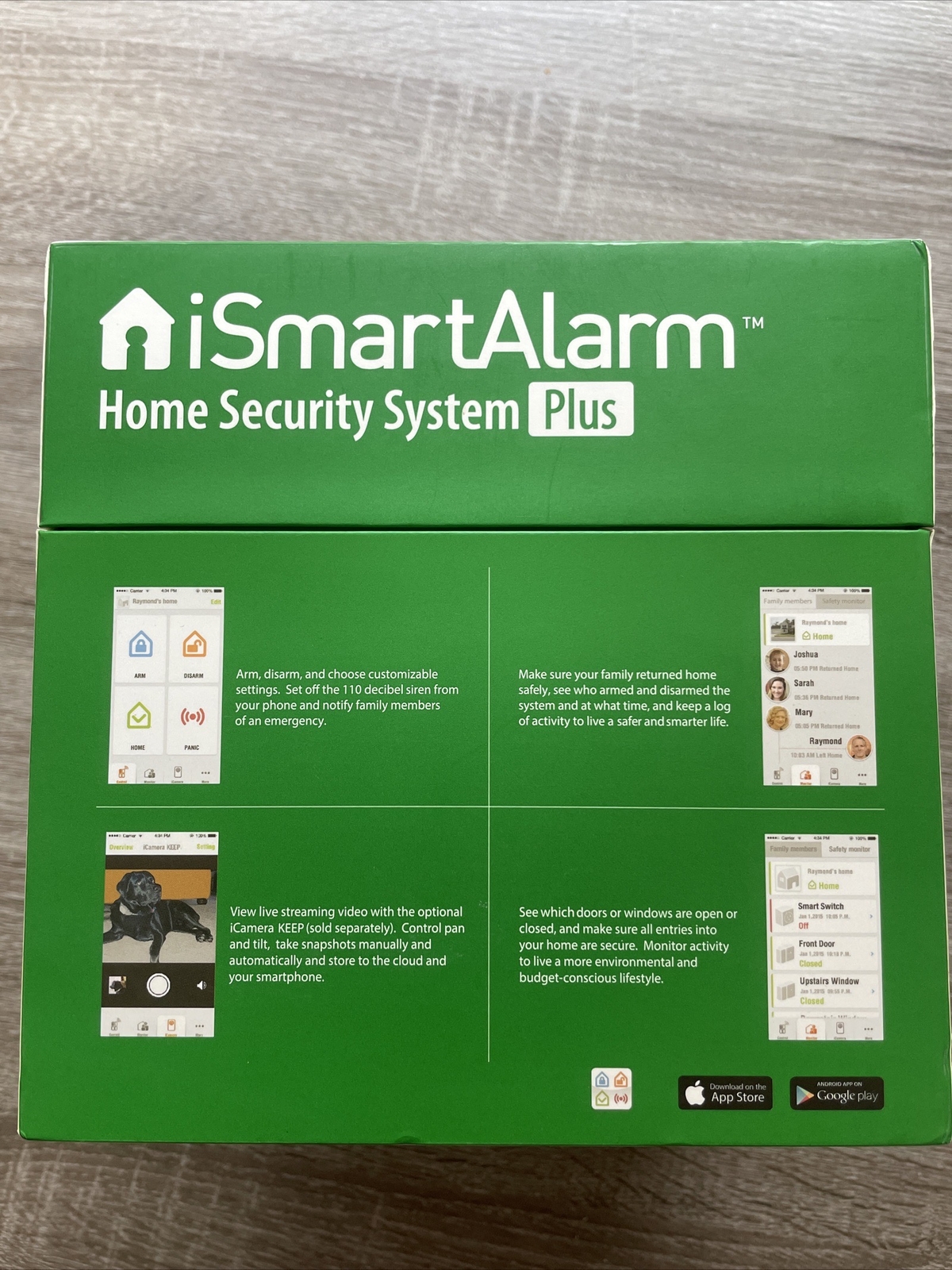 ISmart Alarm Smart Home Security System Plus, New Sealed