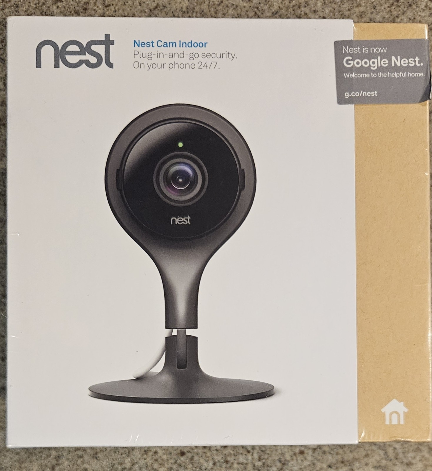 NEST Cam Indoor NC1102ES Security Camera New In Box Unopened