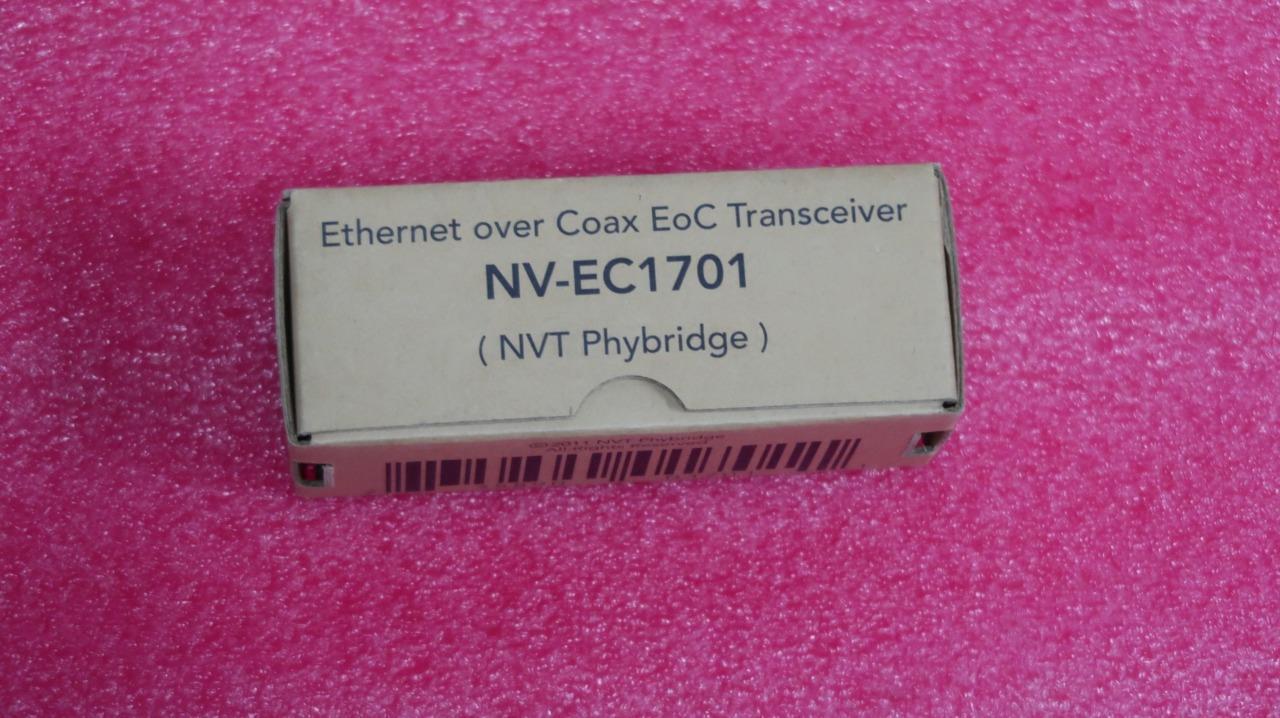 NVT NV-EC1701 Phybridge EoC Ethernet over Coax Transceiver BNC NEW