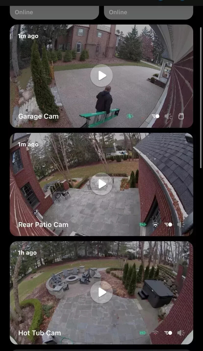 Arlo Pro 5S Wireless 2K 3 Camera Security System with Keypad Sensors an SmartHub