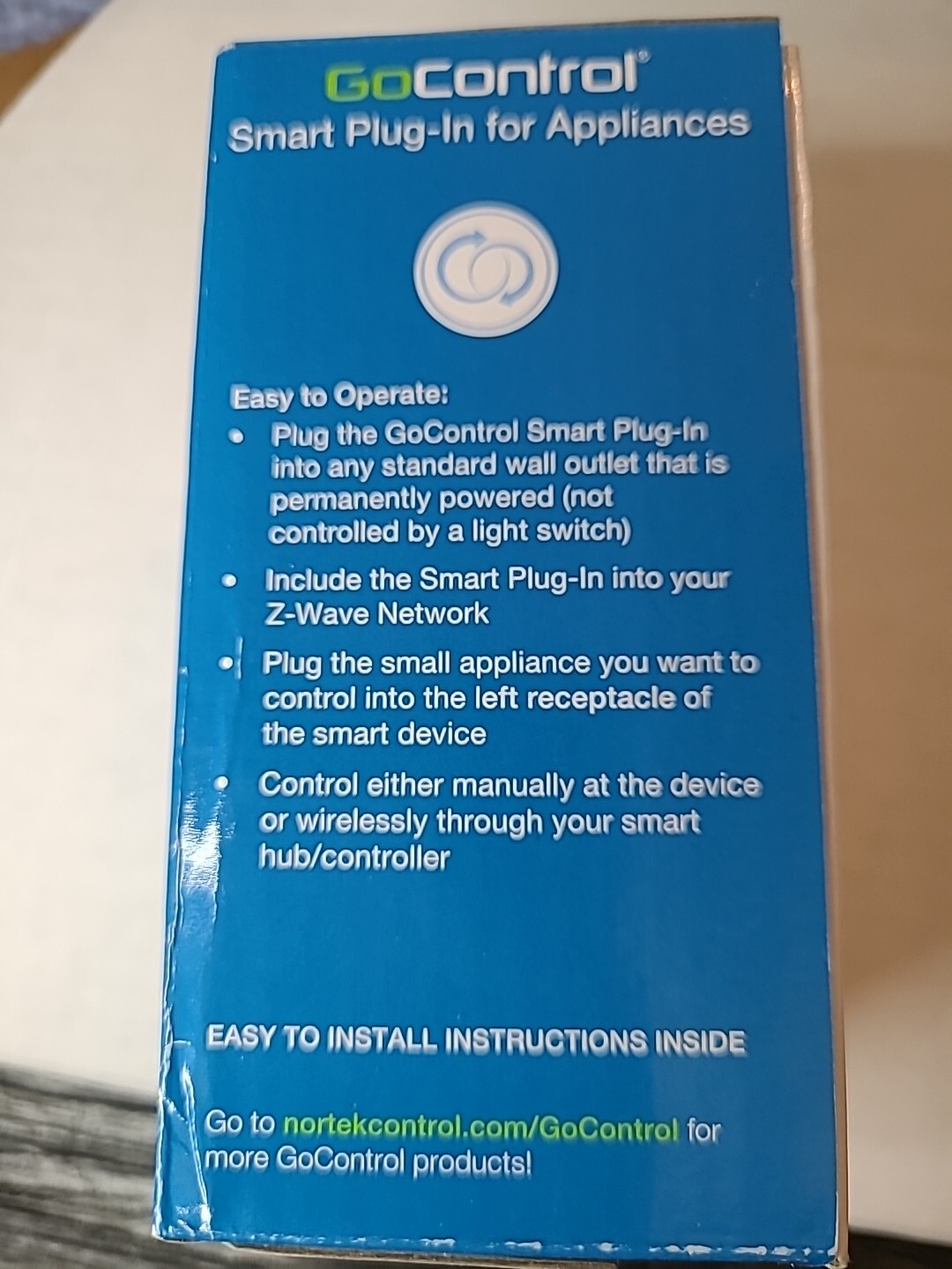 Go Control Smart Plug-in For Appliances PS15Z-2 Z-Wave