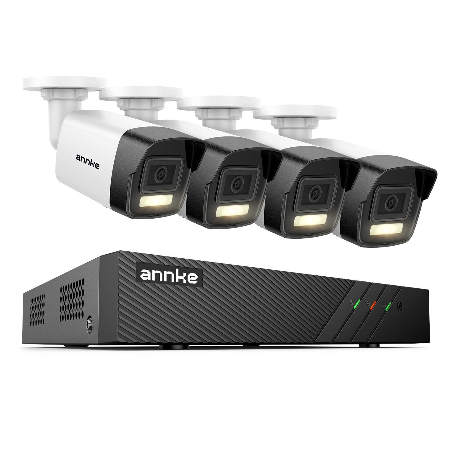 ANNKE 6MP 8CH NVR 3K 5MP Audio AI Color Night POE Security Camera System Outdoor