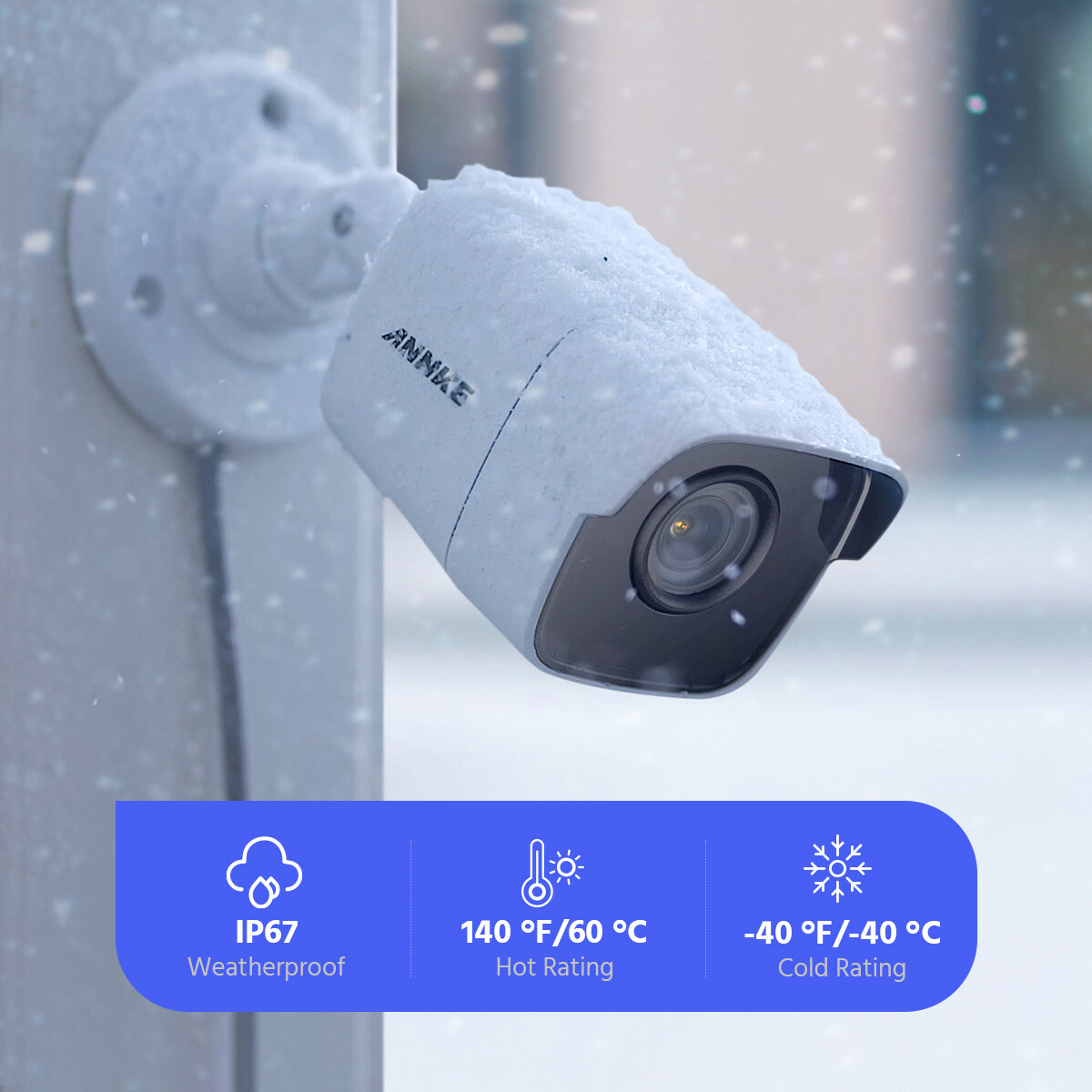 ANNKE 4K 8CH DVR 5MP CCTV Security Camera System AI Human Detection IP67 H.265+