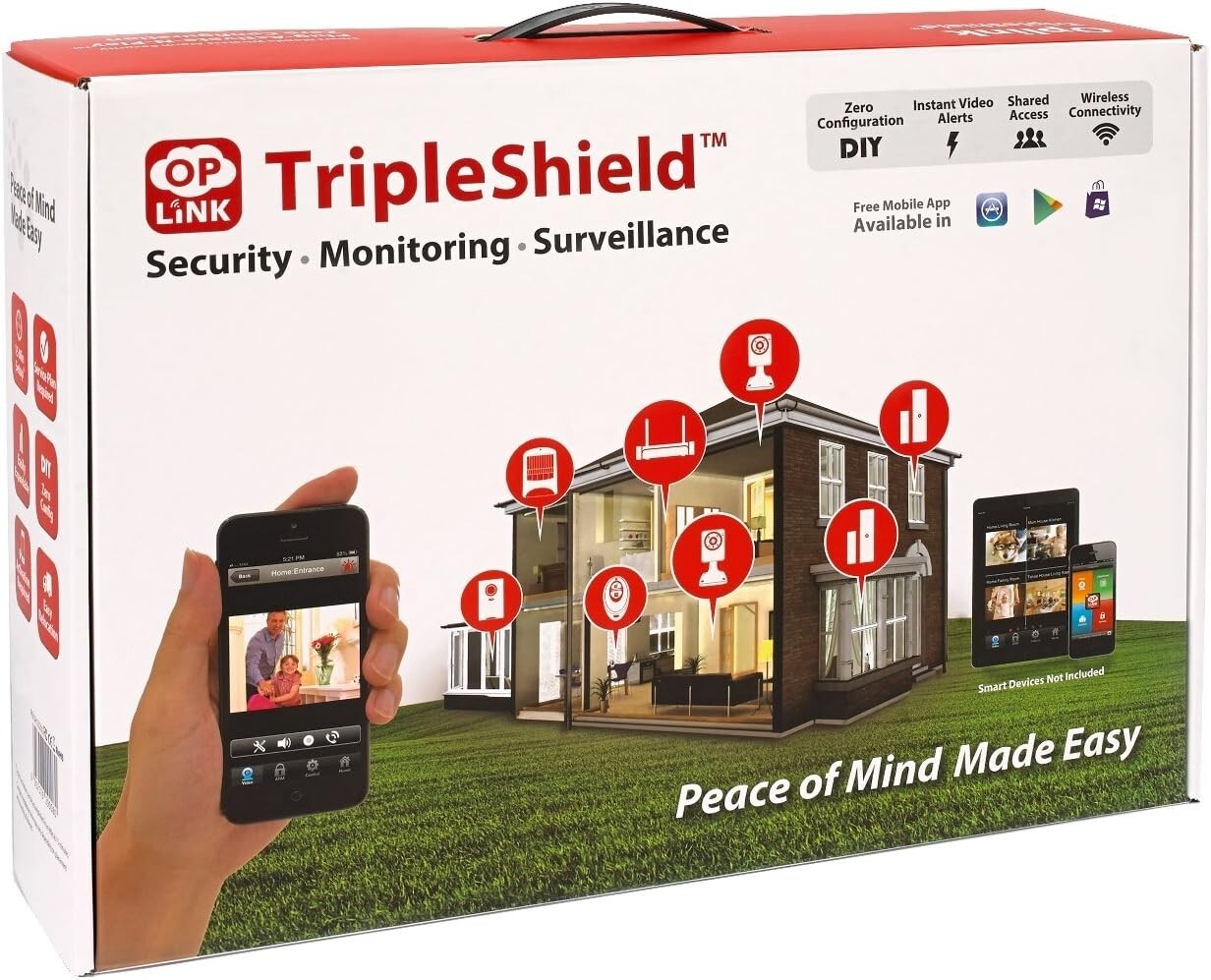 OPlink Security TripleShield Wireless Security System 2-Camera (OPG2201)