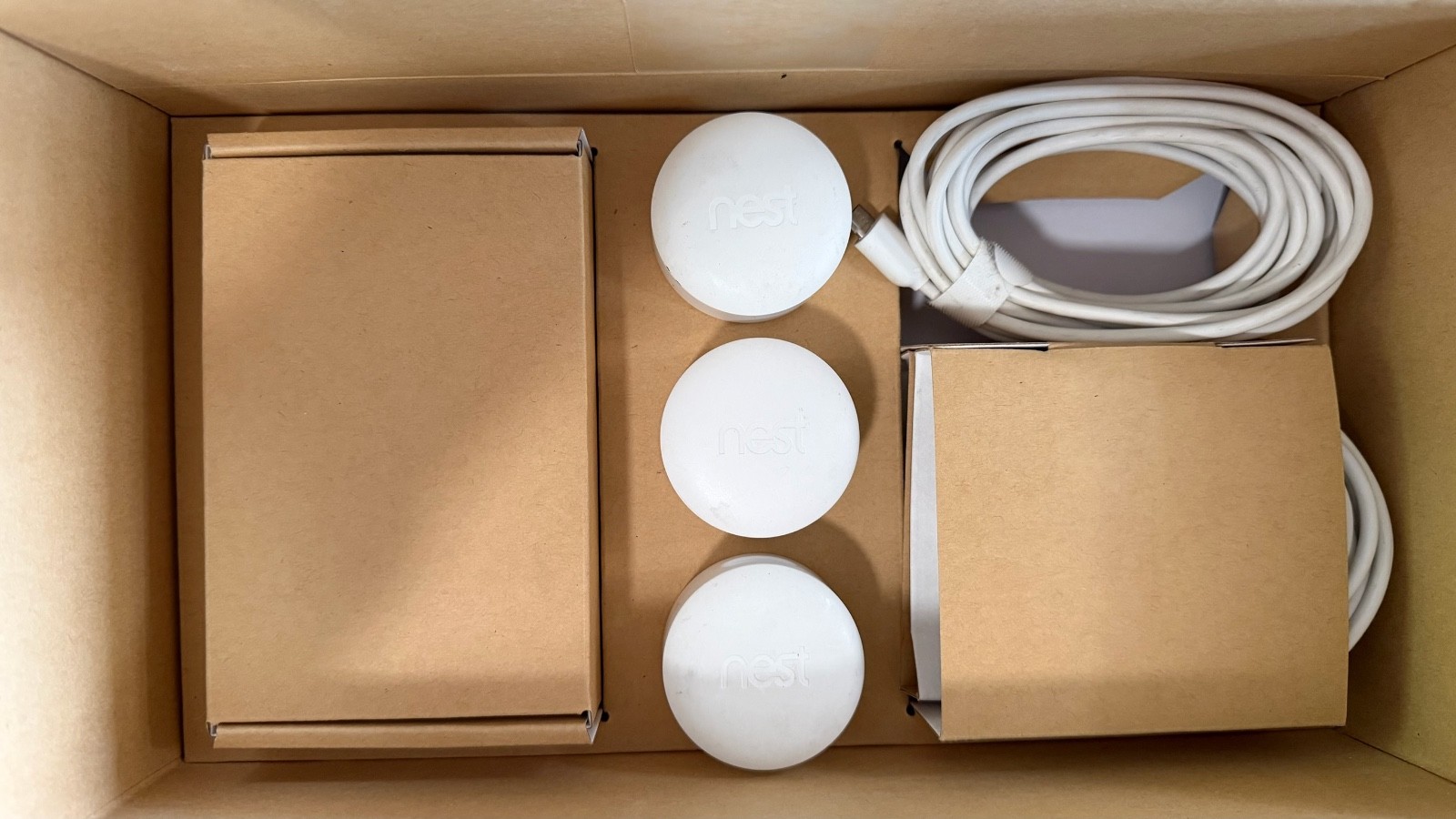 Google Nest Cam Indoor 1080p HD Wired Security Camera 3-Pack NC1104U