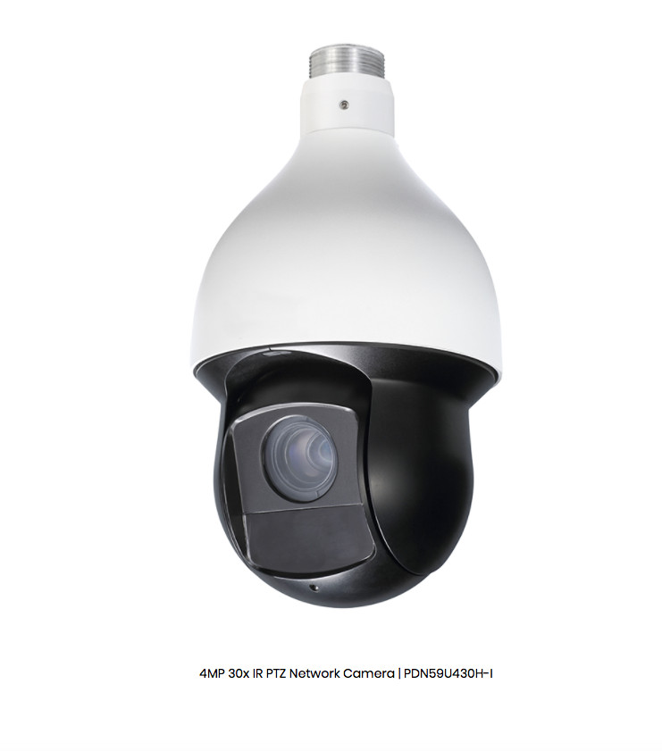 1/2.8″ 4MP 30x IR PTZ Network Camera Smart H.265+4.5-135mm Motorized Micro-SD