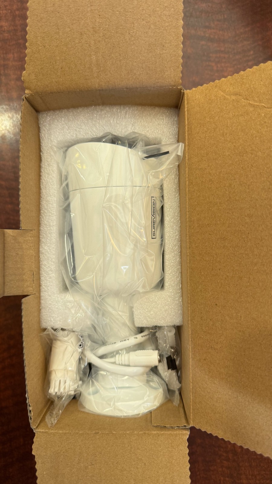 SureVision NVR Security System w/ 4 IP Cameras + 1000ft Cat5e Cable Bundle