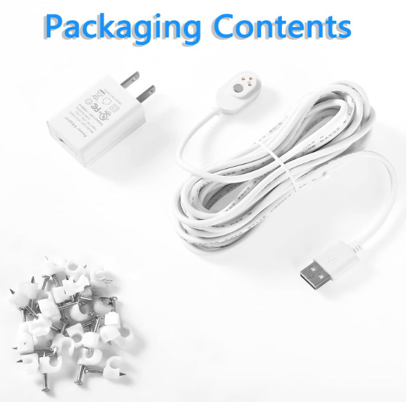 Arlo Camera Charger Outdoor&Indoor, Power for Arlo Pro 3, Arlo Pro 4, Arlo Ultra