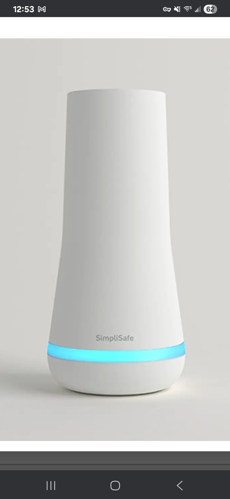 SimpliSafe BS3W Base Station and Keypad- White