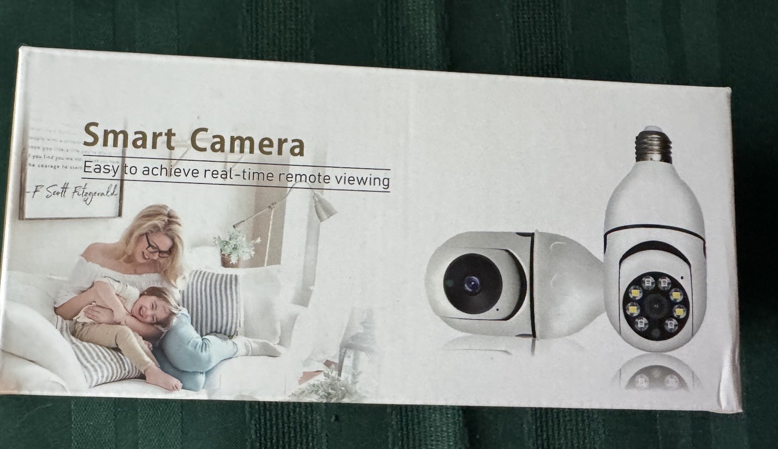 HD Wi-Fi Bulb Camera with Motion Detection, Night Vision, Remote Viewing, Onvif