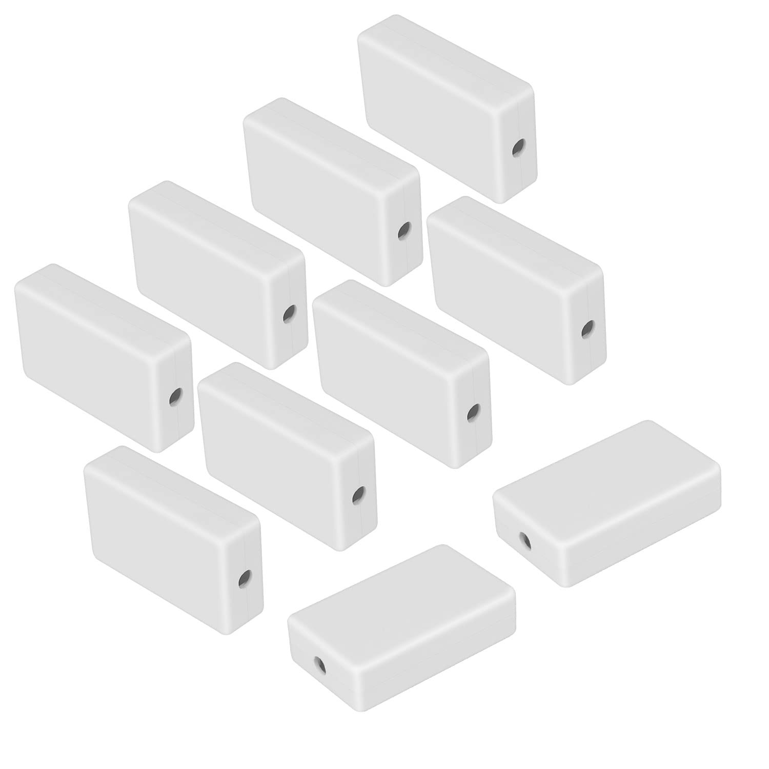 LeMotech Project Box 10 Pieces ABS Plastic 2.36″x 1.42″x 0.67″, 10 pieces