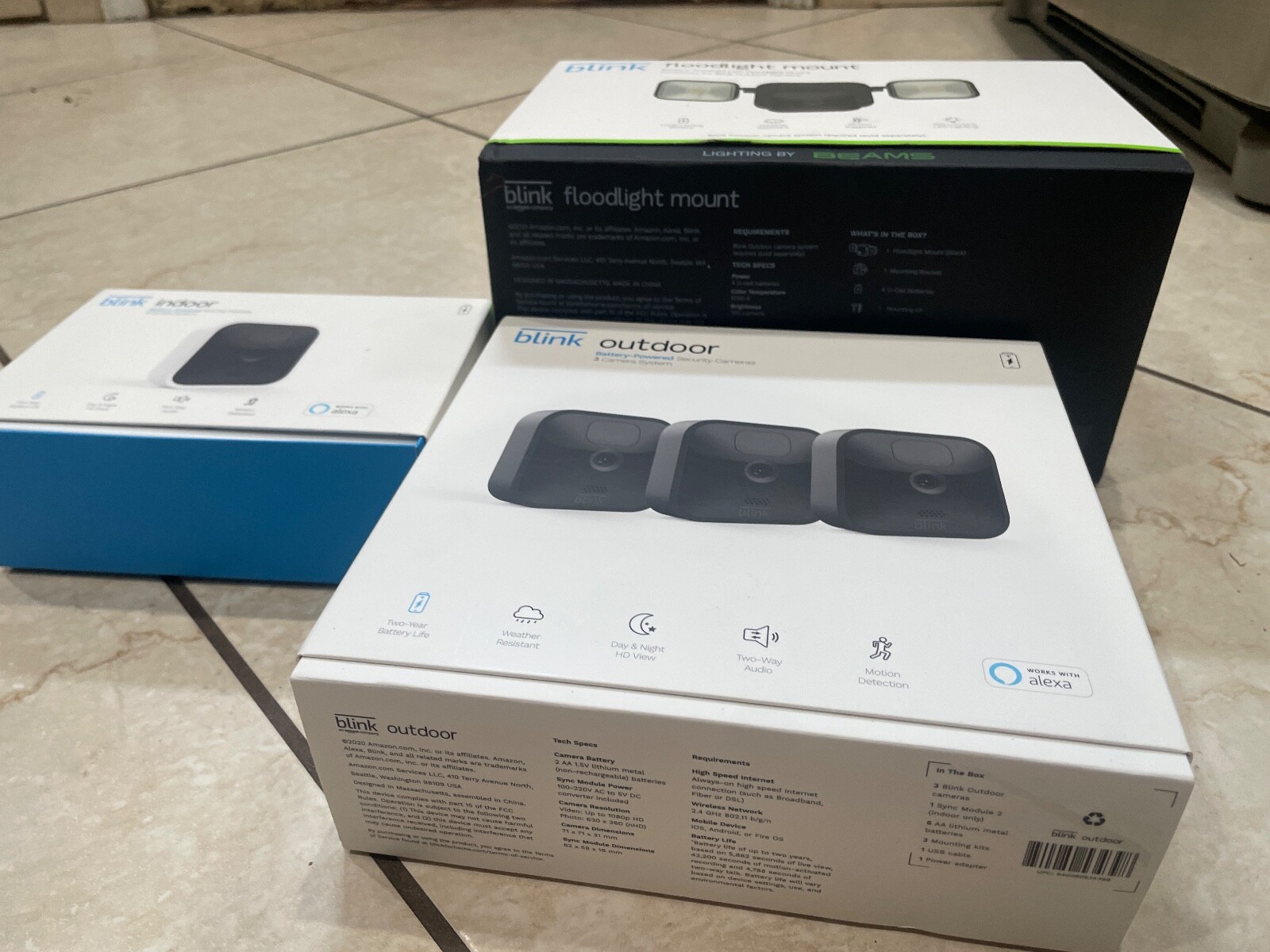 EMPTY BOX ONLY Blink XT Security Wireless Camera System Outdoor