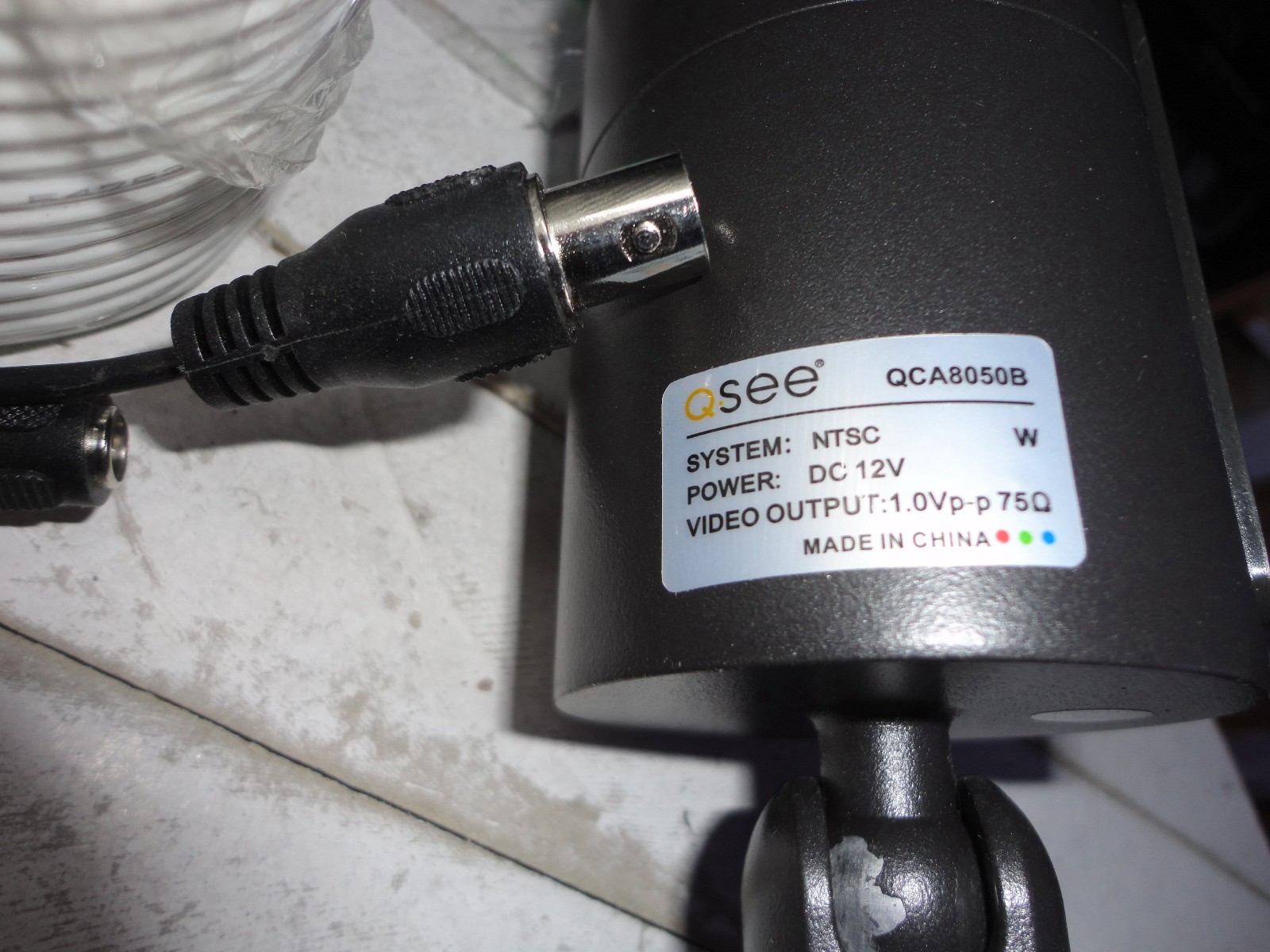 NEW – Q-See QCA8050B 1080P Analog HD Bullet Security Camera w/ BNC Cable
