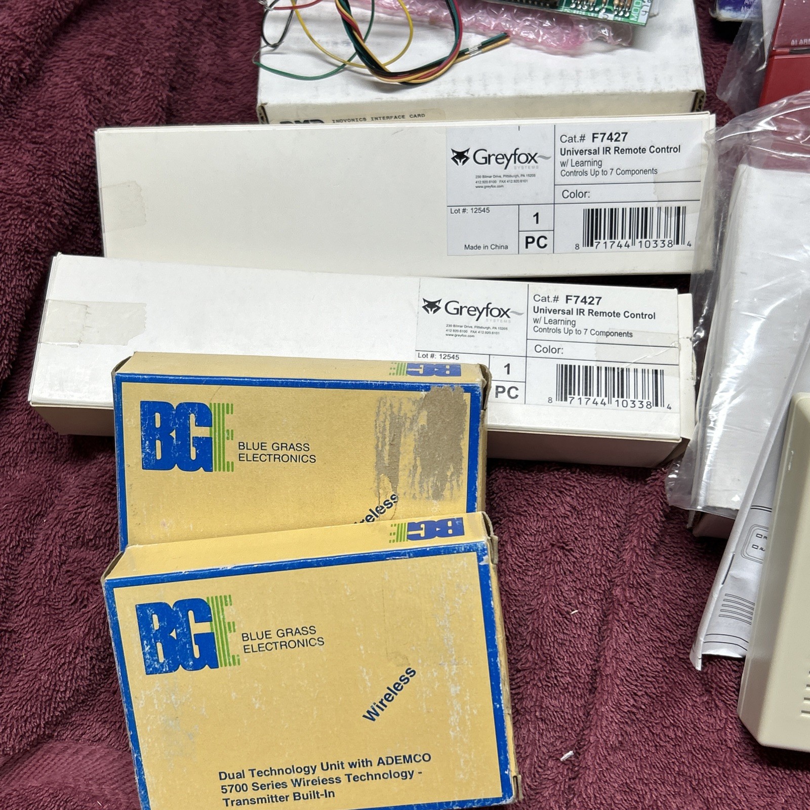Lot Of Security Alarm Equipment. Napco, Greyfox,DMP, BGE, Magnum Alert