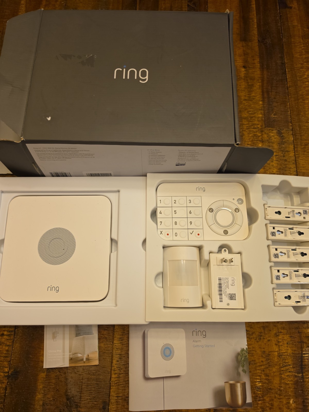 Ring Alarm Home Security System 5-Piece Kit Indoor Siren Home Safety Station