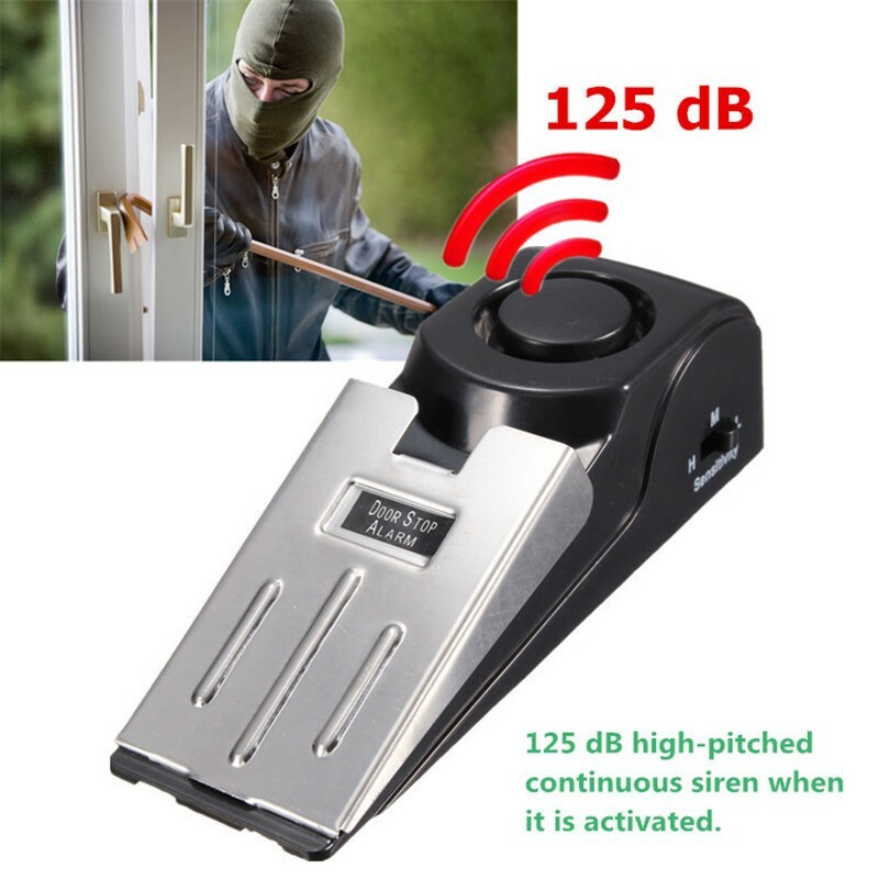3 Pack Door Stop Alarm Wireless Door Stopper Alert for Home Travel Security Safe